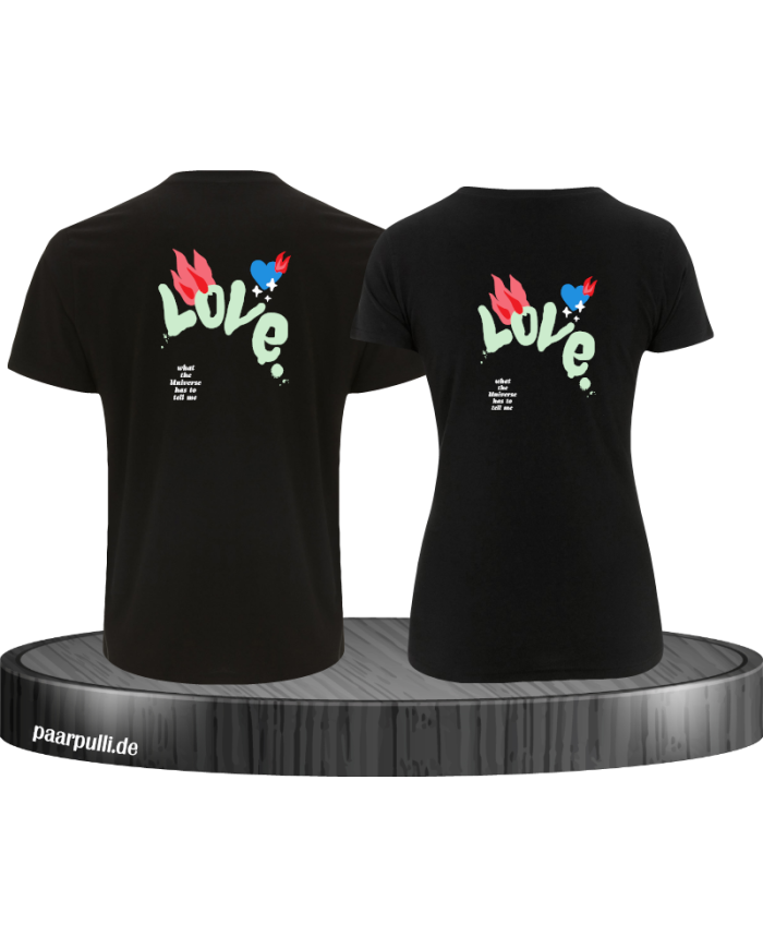 Love Logo mit Flamme T-Shirt