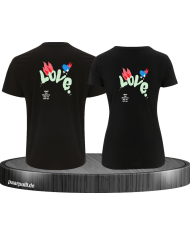 Love Logo mit Flamme T-Shirt