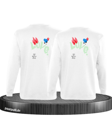Love Logo mit Flamme  Sweatshirt Love Logo mit Flamme  Sweatshirt