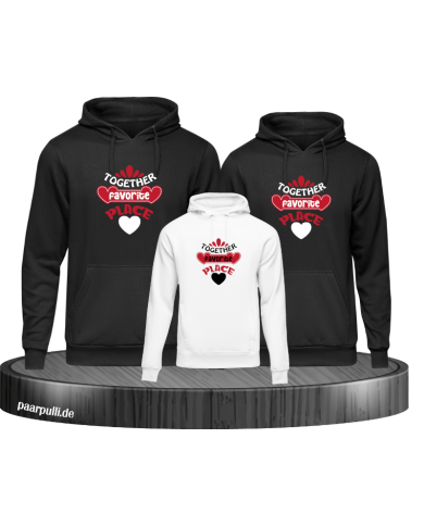 Together Favorite Place Familienlook Hoodies Together Favorite Place Familienlook Hoodies