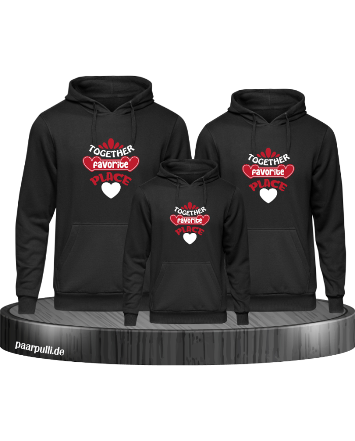 Together Favorite Place Familienlook Hoodies