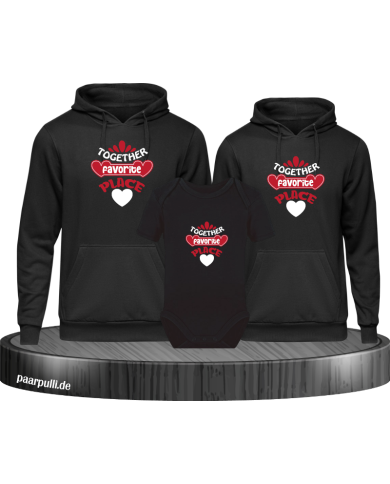 Together Favorite Place Hoodies mit Baby Body Together Favorite Place Hoodies mit Baby Body