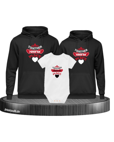 Together Favorite Place Hoodies mit Baby Body Together Favorite Place Hoodies mit Baby Body