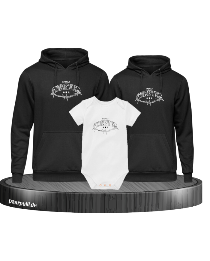 Forever Family Hoodies mit Baby Body