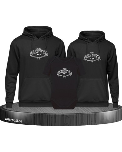 Forever Family Hoodies mit Baby Body Forever Family Hoodies mit Baby Body