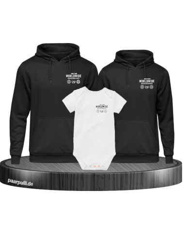 Worldwide Family Hoodies mit Baby Body Worldwide Family Hoodies mit Baby Body