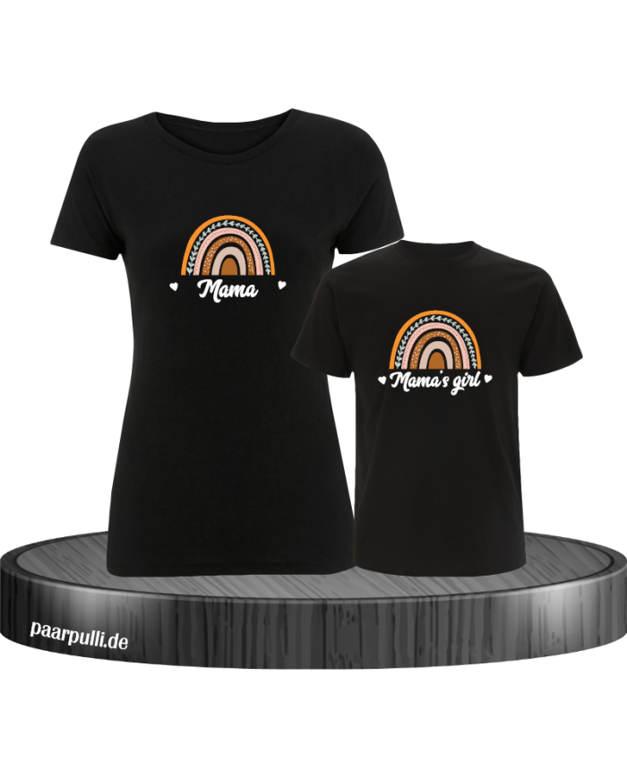 Mama und Mama's Girl Partnerlook T-Shirts für Mutter und Kind