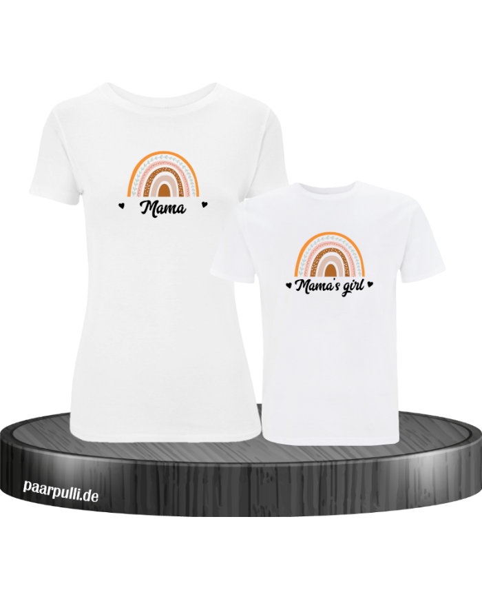 Mama und Mama's Girl Partnerlook T-Shirts für Mutter und Kind