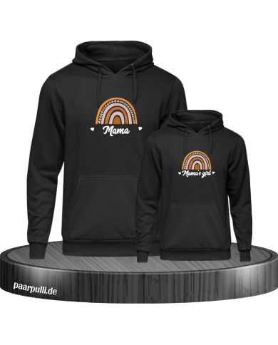 Mama und Mama's Girl Partnerlook Mutter und Kind Hoodies Mama und Mama's Girl Partnerlook Mutter und Kind Hoodies