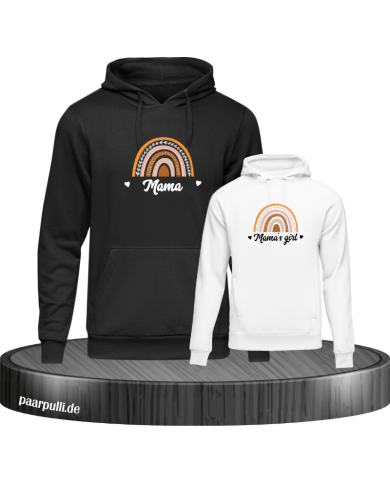 Mama und Mama's Girl Partnerlook Mutter und Kind Hoodies Mama und Mama's Girl Partnerlook Mutter und Kind Hoodies
