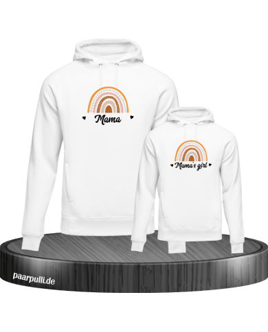Mama und Mama's Girl Partnerlook Mutter und Kind Hoodies Mama und Mama's Girl Partnerlook Mutter und Kind Hoodies