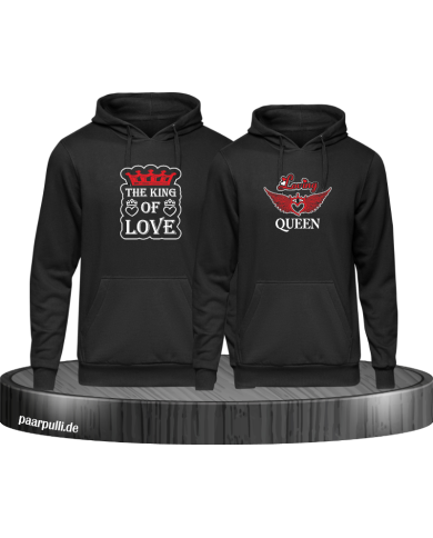 King of Love and Loving Queen Hoodie King of Love and Loving Queen Hoodie