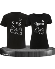 King Queen Mickey Stil Partnerlook