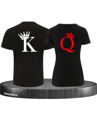 K und Q mit Krone Partnerlook