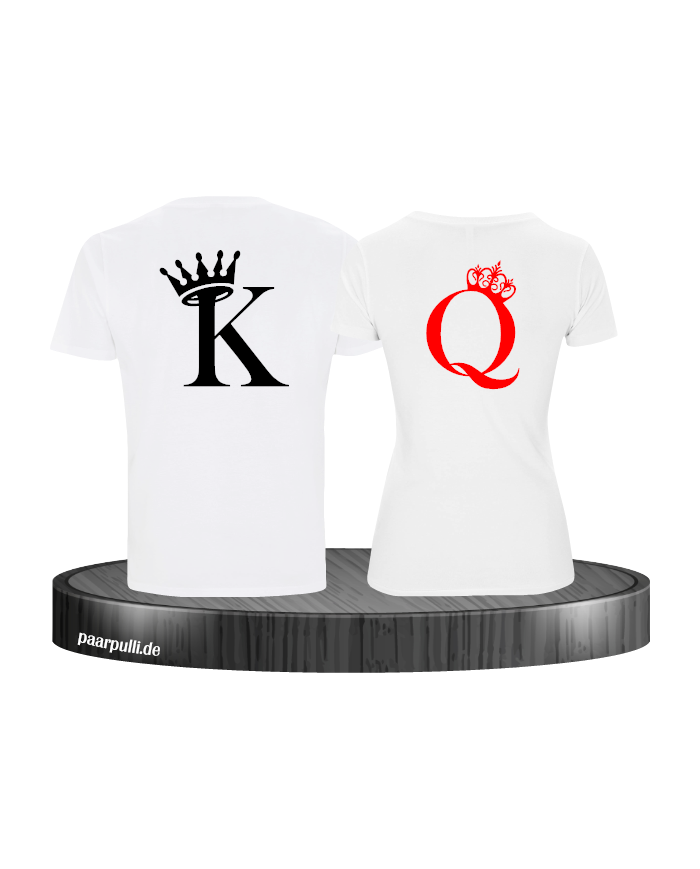K und Q mit Krone Partnerlook