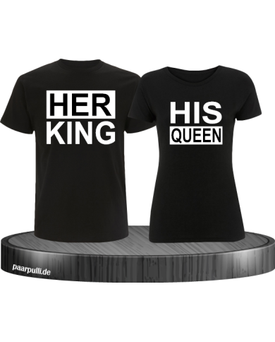 Her King His Queen Partnerlook Shirts