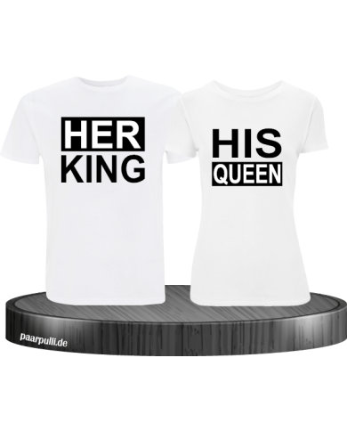 Her King His Queen Partnerlook Shirts