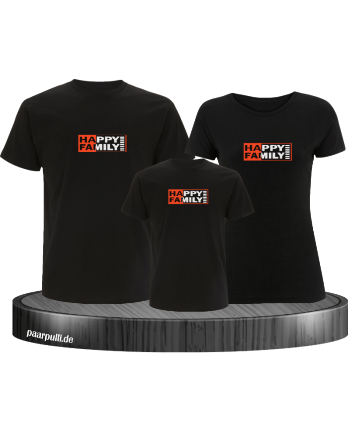 Happy Family 3er Familienset T-Shirts