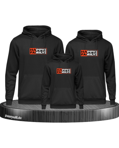 Happy Family 3er Hoodies Happy Family 3er Hoodies