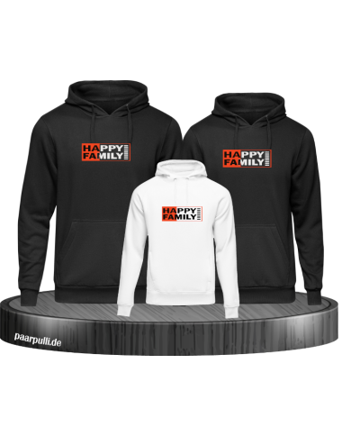 Happy Family 3er Hoodies Happy Family 3er Hoodies