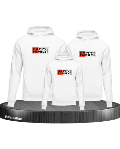 Happy Family 3er Hoodies Happy Family 3er Hoodies
