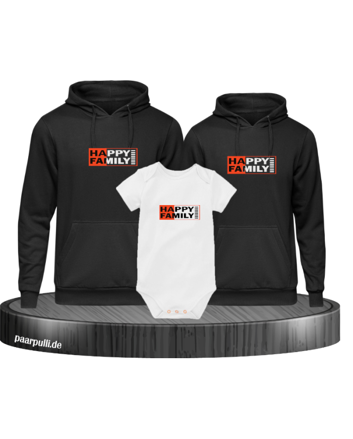 Happy Family 3er  mit Baby Body