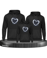 Where Family is there is Love 3er Hoodies