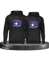Love to the moon and back Hoodie