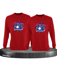 Love to the moon and back Sweatshirt