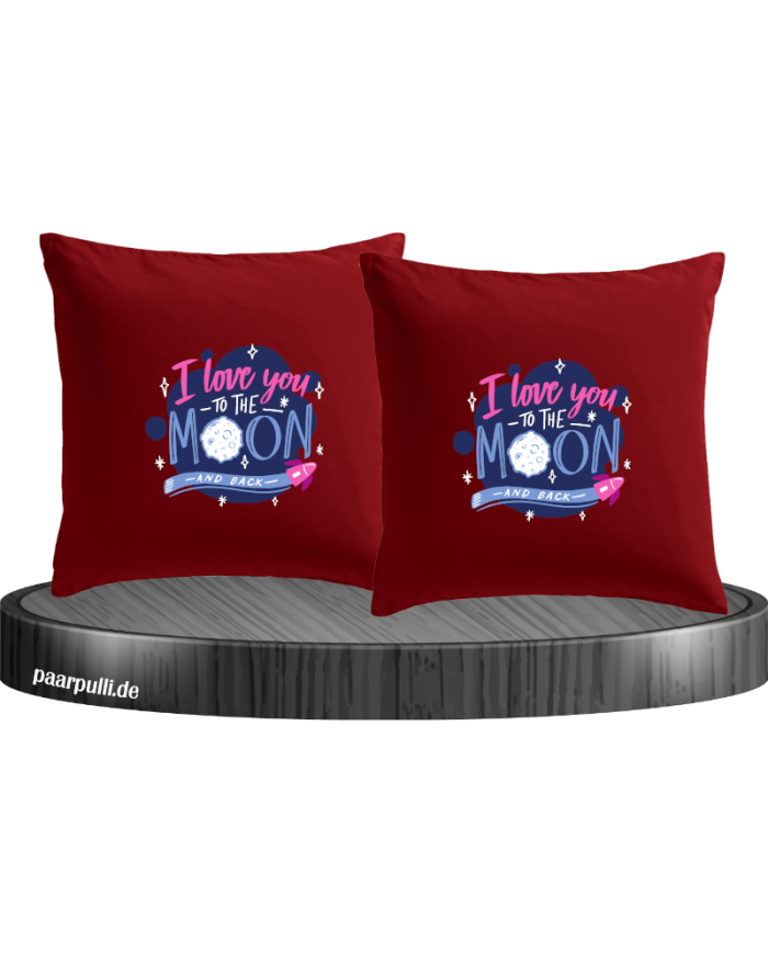 Love to the moon and back Kissenbezüge