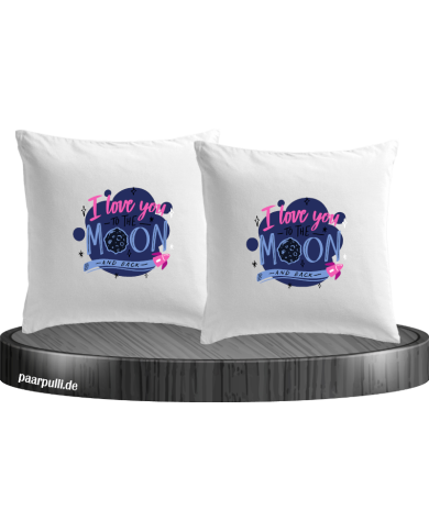 Love to the moon and back Kissenbezüge