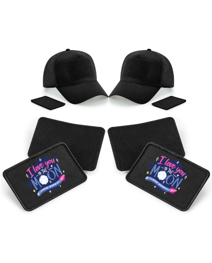 Love to the moon and back Cappy für Pärchen