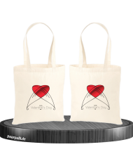 The Day of Valentine Jute beutel Set