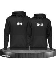 Partnerlook King Queen in schwarz
