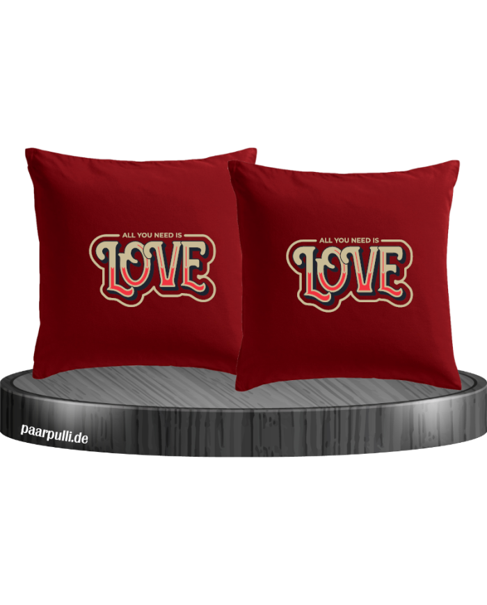 All you need is Love Kissenbezüge