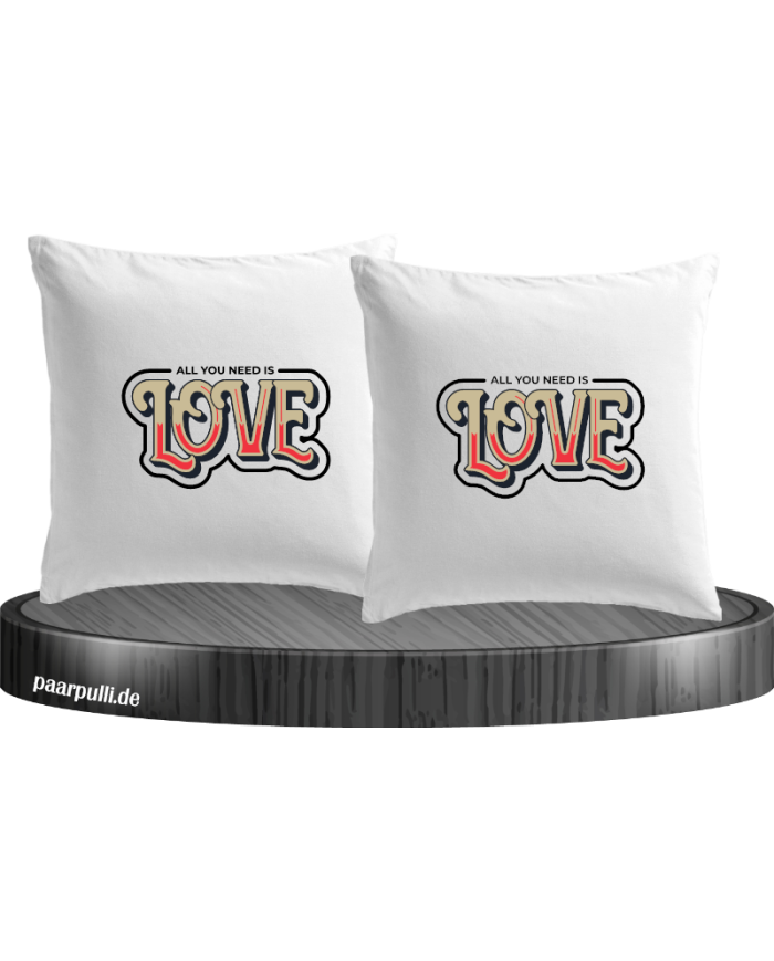 All you need is Love Kissenbezüge