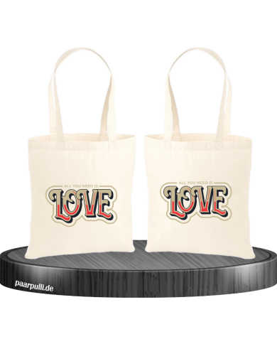 All you need is Love Jutebeutel