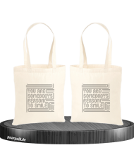 You are somebodys reason to smile beutel Set