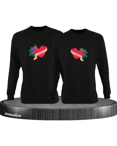True Love mit Herz Sweatshirt True Love mit Herz Sweatshirt