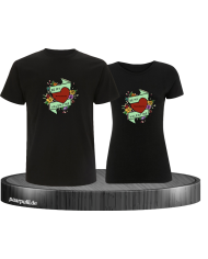 Be my Valentine mit Wunschname T-Shirt