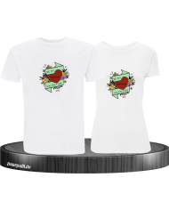 Be my Valentine mit Wunschname T-Shirt