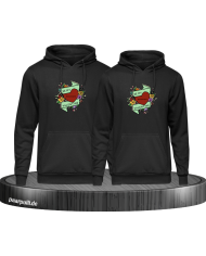 Be my Valentine mit Wunschname Hoodie