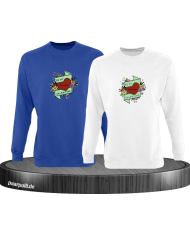 True Love mit Herz Sweatshirt