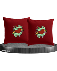 Be my Valentine mit Wunschname Kissenbezüge