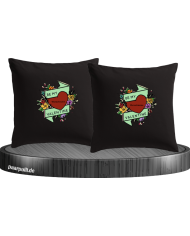 Be my Valentine mit Wunschname Kissenbezüge