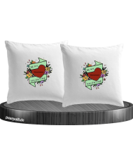 Be my Valentine mit Wunschname Kissenbezüge