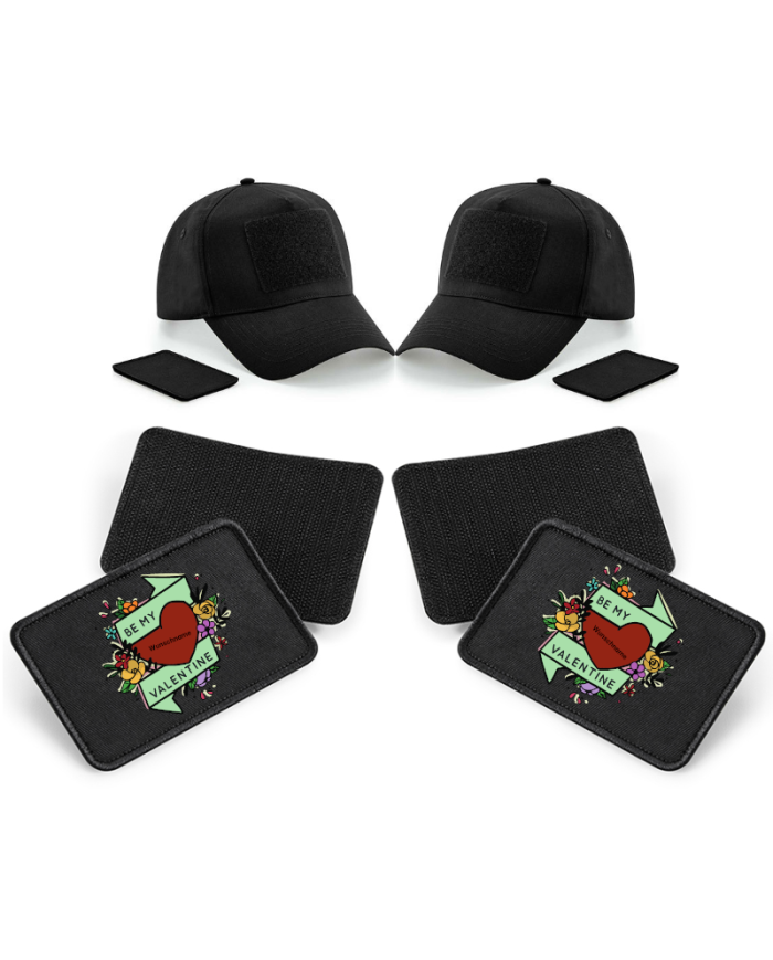 Be my Valentine mit Wunschname Cappy für Pärchen