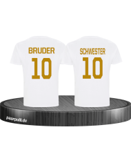 Bruder Schwester Weiß Gold