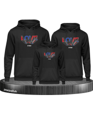 Love my Family 3er Hoodies