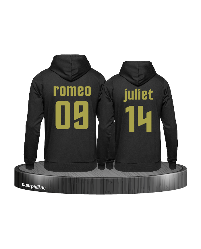 Romeo & Juliet Hoodie schwarz